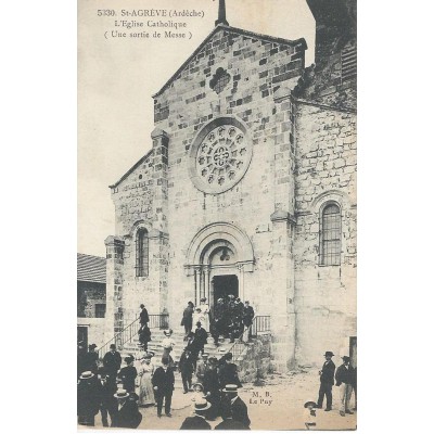 Saint-Agrève - L'église Catholique